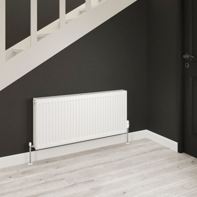 Flomasta White Type 22 Double Panel Radiator(W)1100mm X (H)500mm from B&Q