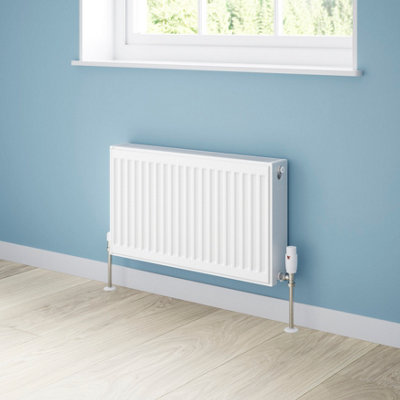 Flomasta White Type 22 Double Panel Radiator(W)700mm X (H)400mm from B&Q