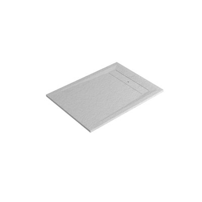 GoodHome Luiro Matt White Rectangular Reversible Drainer Shower Tray (L)1200mm (W)900mm (H) 32mm from B&Q
