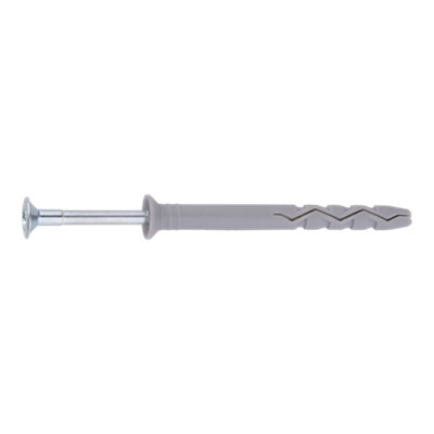 B&Q -  Pz Countersunk Hammer Fixing (Dia)8mm (L)120mmPack Of 10