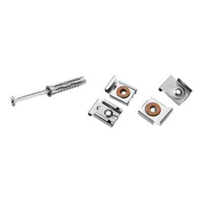 Diall 12 Piece Mirror Fixing Kit from B&Q