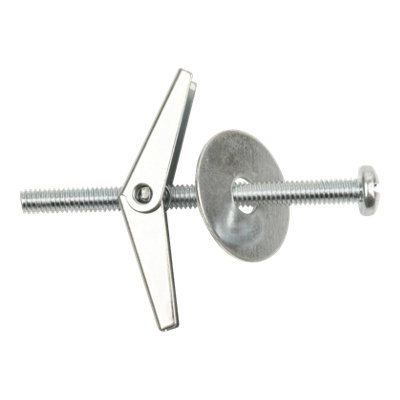 Diall Pan Head Spring Toggle (Dia)6mm (L)60mmPack Of 4 from B&Q