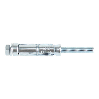 Diall M10 Hex Bolt Steel Shield Anchor (L)115mmPack Of 4 from B&Q