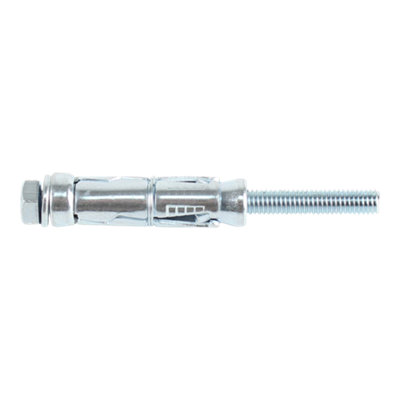 Diall M8 Hex Bolt Steel Shield Anchor (L)80mmPack Of 4 from B&Q
