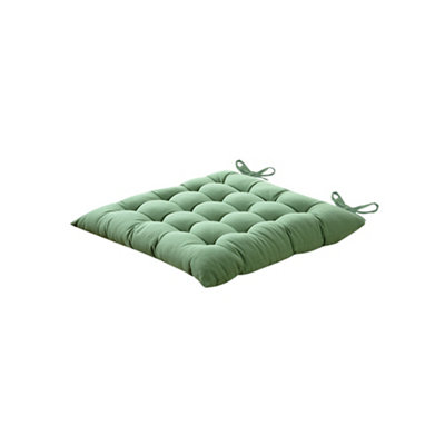 B&Q -  Hiva Green Plain Indoor Square Seat Pad (L)45Cm X (W)45Cm