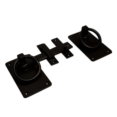 Blooma Antique Effect Cast Iron Ring Gate Latch(L)152mm from B&Q