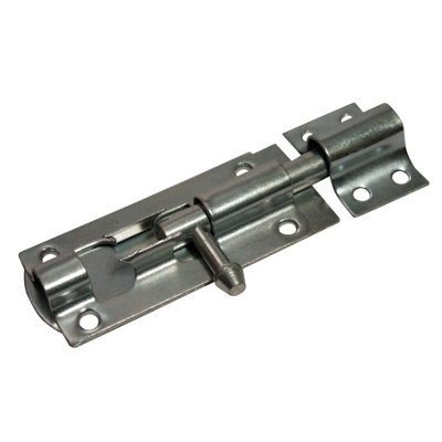 Blooma Zinc-Plated Steel Deadbolt Barrel Gate Bolt(L)81mm from B&Q