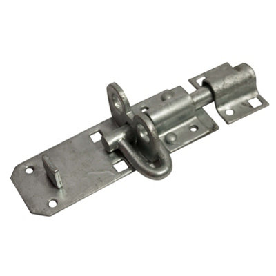 Blooma Galvanised Steel Brenton Door Bolt (L)102mm (W)45.3mm from B&Q