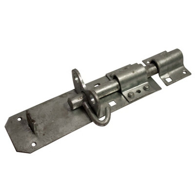 Blooma Galvanised Steel Brenton Door Bolt (L)152mm (W)58.7mm from B&Q