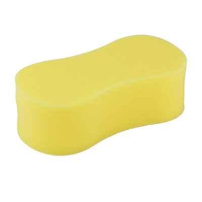 Yellow Polyurethane (Pu) Jumbo Super Absorbant Jumbo Car Sponge from B&Q