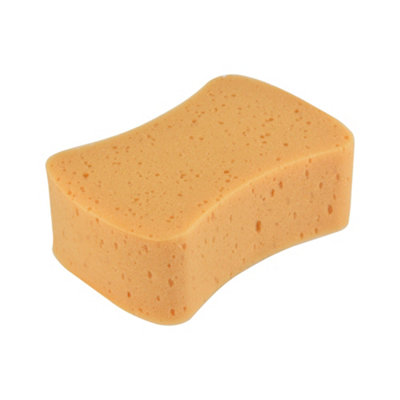 Brown Polyurethane (Pu) Heavy Duty Multi-Surface Dish Sponge from B&Q