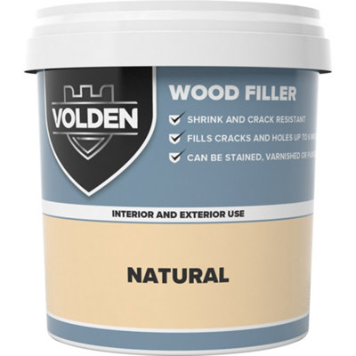 Volden Natural Ready Mixed Wood Filler1Kg from B&Q