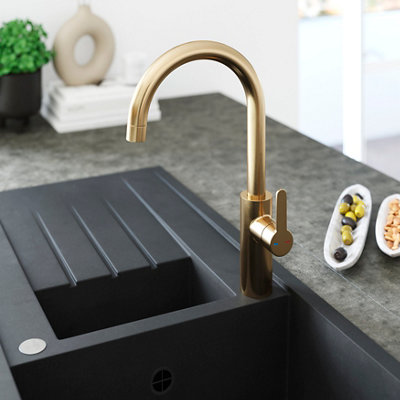 Shop bronze effect kitchen taps