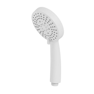 GoodHome Tummel White 3-Spray Pattern Shower Head243mm from B&Q