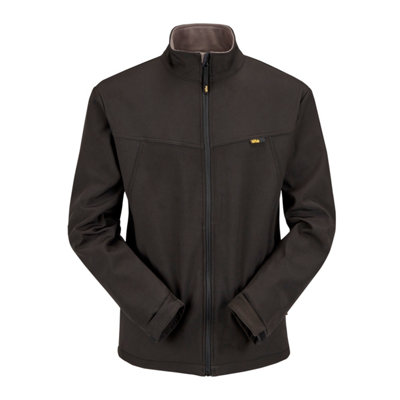 Site Harlin Black Men's Softshell JacketMedium from B&Q