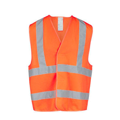 Site Rushton Orange Hi-Vis WaistcoatXx Large/xxx Large from B&Q