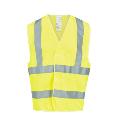 Site Rushton Yellow Hi-Vis WaistcoatXx Large/xxx Large from B&Q