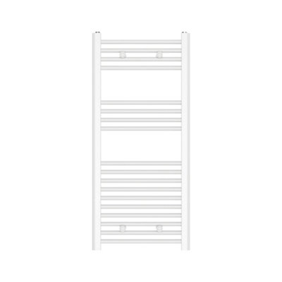 Flomasta Flat White 1402Btu Vertical Towel Radiator (W)450mm X (H)1000mm from B&Q