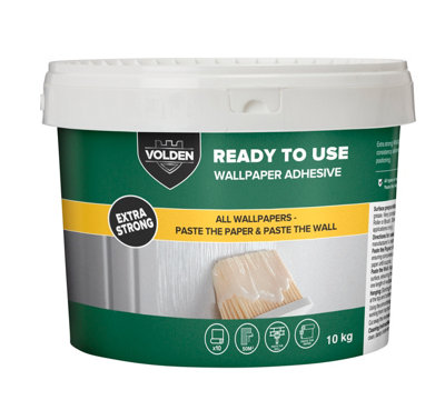 Volden Ready Mixed Wallpaper Adhesive 10Kg10 Rolls from B&Q