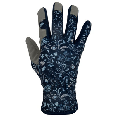 Verve Polyester Midnight Navy Gardening Gloves MediumPair from B&Q