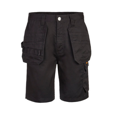 B&Q -  Sember Black Men's Shorts W38"