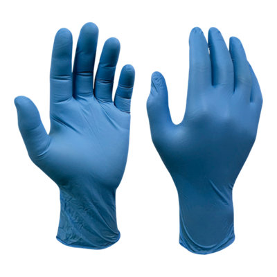 Site Nitrile Disposable Gloves X LargePack Of 100 from B&Q
