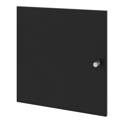 B&Q -  Konnect Matt Black Modular Cabinet Door (H)329mm (W)329mm
