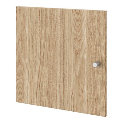 B&Q -  Konnect Matt Natural Oak Effect Modular Cabinet Door (H)329mm (W)329mm