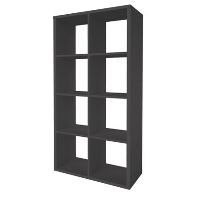 B&Q -  Mixxit Grey Freestanding 8 Shelf Rectangular Shelving Unit(H)1426mm (W)735mm