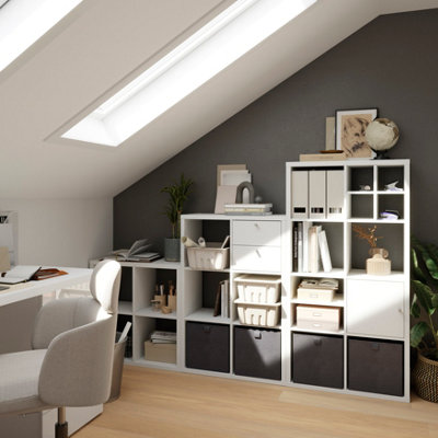 B&Q -  Mixxit Modular White Rectangular Shelf (L)33Cm X (D)32.6Cm