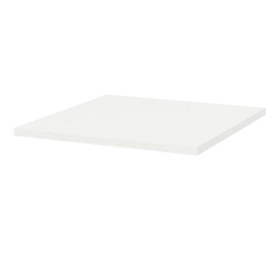 B&Q -  Konnect White Rectangular Shelf (L)33Cm X (D)31.5Cm