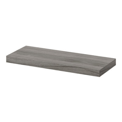 GoodHome Cusko Grey Oak Effect Rectangular Floating Shelf (L)60Cm X (D)23.5Cm from B&Q