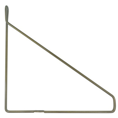 GoodHome Arama Copper Effect Steel Hairpin Shelving Bracket (H)210mm (D)210mm from B&Q