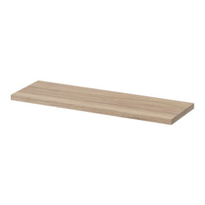 GoodHome Rigga Modular Oak Effect Rectangular Floating Shelf (L)60Cm X (D)19Cm from B&Q