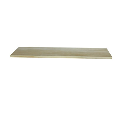 GoodHome Rigga Modular Pine Effect Rectangular Floating Shelf (L)80Cm X (D)19Cm from B&Q