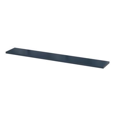 GoodHome Rigga Modular Navy Blue Timber Rectangular Floating Shelf (L)118Cm X (D)19Cm from B&Q