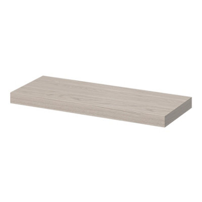 GoodHome Cusko Oak Effect Rectangular Floating Shelf (L)60Cm X (D)23.5Cm from B&Q