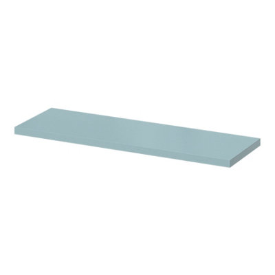 GoodHome Rigga Modular Blue Timber Rectangular Floating Shelf (L)60Cm X (D)19Cm from B&Q