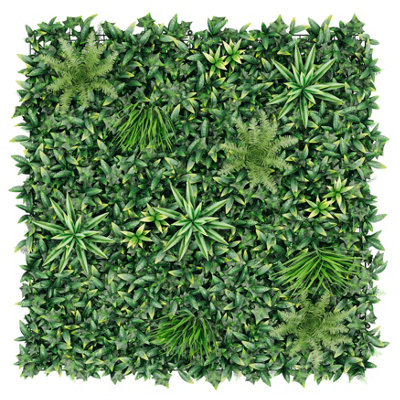 Klikstrom Vertical Square Artificial Plant Wall(H)1M (W)1M from B&Q