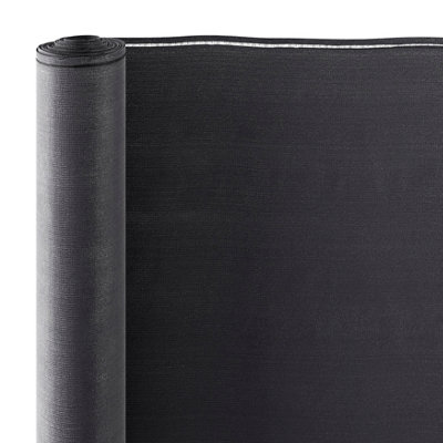 Klikstrom Woven Breeze Grey High-Density Polyethylene (Hdpe) & Woven Fibre Garden Screen (H)1M (W)3M from B&Q