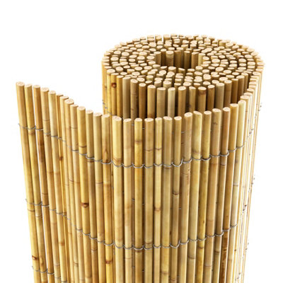 Klikstrom Natural Bamboo Garden Screen (H)1.5M (W)3M from B&Q