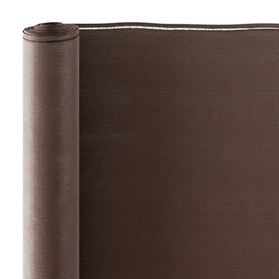 Klikstrom Woven Breeze Brown High-Density Polyethylene (Hdpe) & Woven Fibre Garden Screen (H)1M (W)3M from B&Q