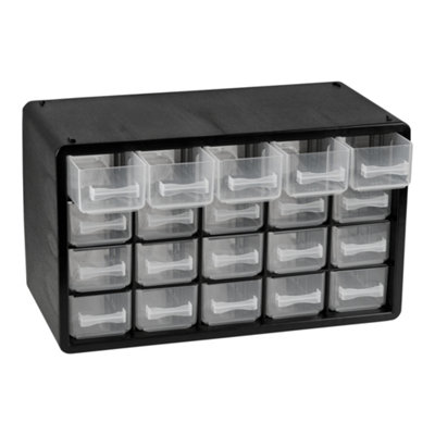 Performance Power Black Drawer Organiser With 20 Compartments from B&Q