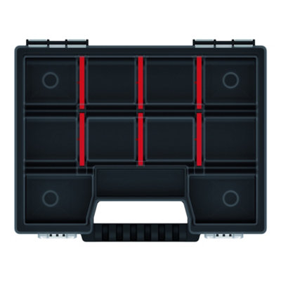 Performance Power Black Compartment Organiser Case With 11 Compartments from B&Q