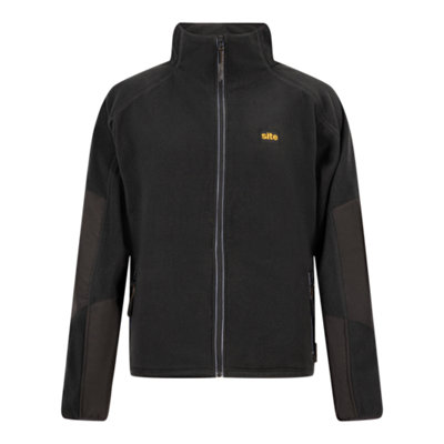 Site Karker Black Fleece Jacket X Large from B&Q