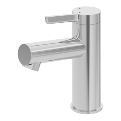 GoodHome Maza Medium Chrome Effect Round Basin Mixer Tap from B&Q