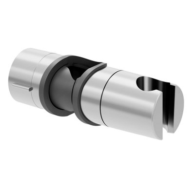 GoodHome Gloss Chrome Effect Tightened Surface-Mounted Shower Head Holder from B&Q