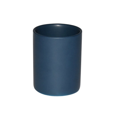 GoodHome Lassane Matt Midnight Blue Ceramic Tumbler from B&Q