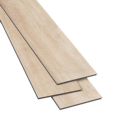 GoodHome Mambo Gladstone Rustic Natural Wood Effect Synchronic Click Vinyl Plank Sample from B&Q