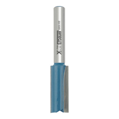 Erbauer 6.35mm ¼" Shank Steel & Tungsten Carbide Straight Router Cutter (Dia)10mm (L)57.2mm from B&Q